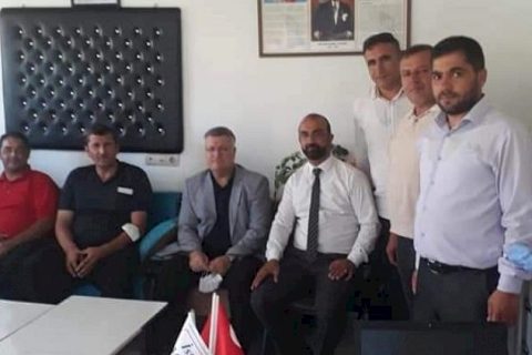 MHP Nizip İlçe Başkanı’ndan, muhtarlar derneği ziyareti