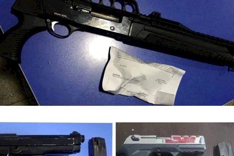 Polis ********** ve silah ele geçirdi