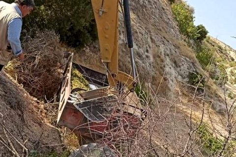 Nizip'te traktör kazasında maddi hasar oluştu