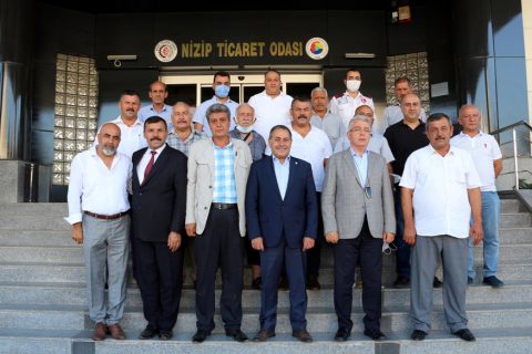 İYİ Parti Heyeti Nizip Ticaret Odasını Ziyaret Etti