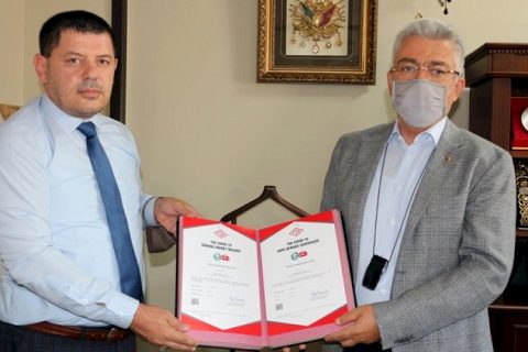 NTO TSE Belgelerini Teslim Aldı 