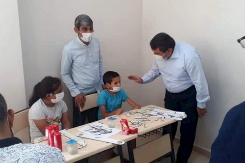 Kaymakam Şahin, Engelsiz Yaşam Merkezini Ziyaret Etti