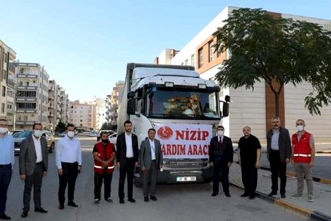 Nizip’ten yardım Tır’ı Kastamonu için yola çıktı