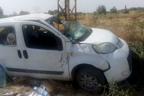 Nizip - Birecik Baraj Yolunda Kaza ;  2 Yaralı