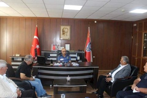 Muhtar Çiçek'ten Yeni Emniyet Müdürüne Ziyaret