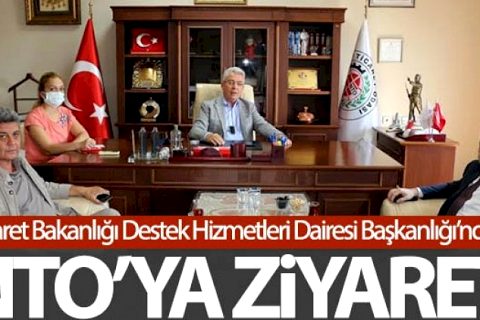 Ticaret Bakanlığı Destek Hizmetleri Dairesi Başkanlığı’ndan NTO’ya Ziyaret