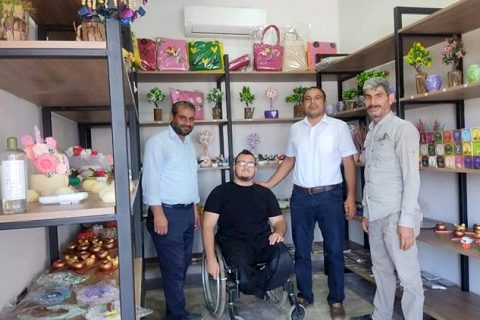 "engelsiz eller üretiyor" satiş noktasini ziyaret