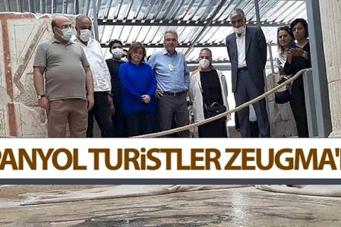 İspanyol Turistler Zeugma'da