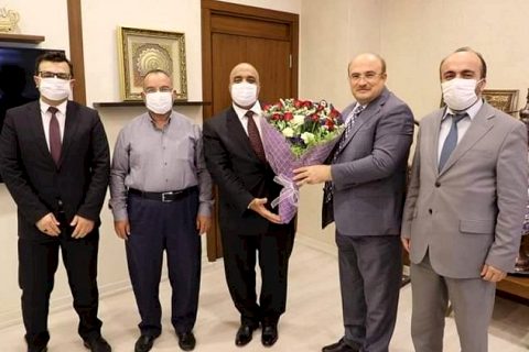 İlçe Müftüsü Çiftçi'den Başkan Sarı'ya ziyaret