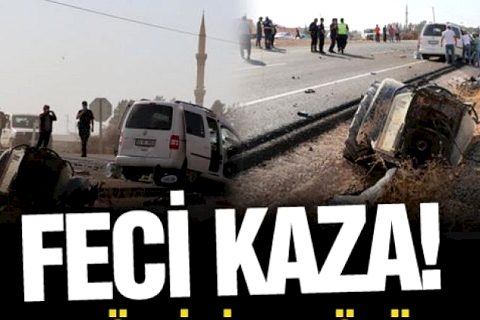 Traktörün ikiye bölündüğü feci kazada 1 kişi ölürken, 3 kişide yaralandı