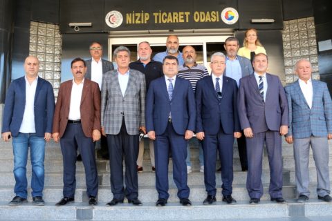 Nizip Kaymakamı Kemal Şahin’den NTO’ya Veda Ziyareti