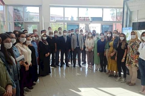 Kaymakam Şahin'den Sosyal Hizmet Merkezine veda ziyareti