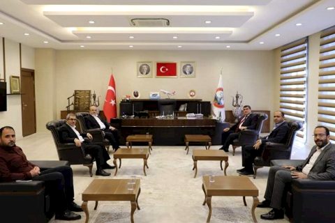 Kaymakam Şahin’den Başkan Sarı’ya veda ziyareti