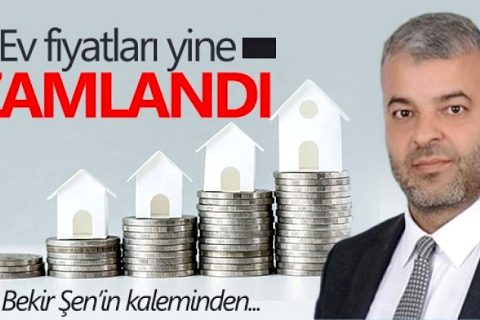Ev fiyatlari yine zamlandi