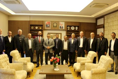 Muhtarlardan Kaymakam Çağlar'a Hayırlı Olsun Ziyareti