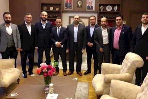 Yeniden Refah Partisinden Kaymakam Çağlar'a Hayırlı Olsun Ziyareti