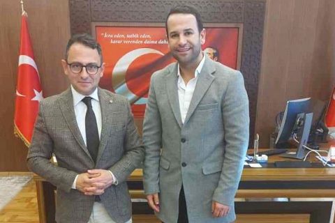 Sercan Yağ'dan Kaymakam Çağlar'a Ziyaret