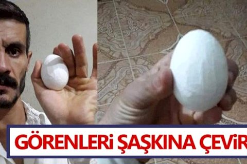 Yumurtada Allah yazısı 