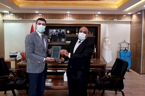 Cumhuriyet Başsavcısı Erkaya, Müftü Çiftçi'yi Ziyaret Etti