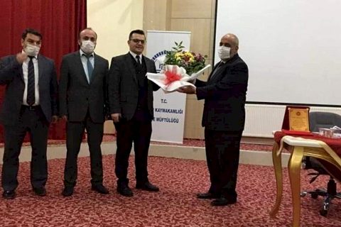 Müftü Çiftçi, personellerine veda etti