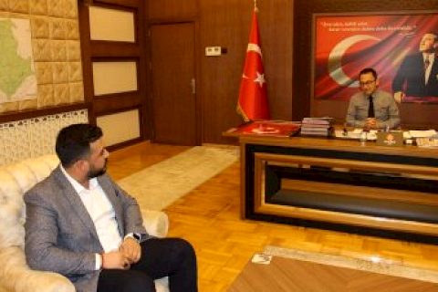 Genç Hayırsever’den Kaymakam Çağlar'a Ziyaret