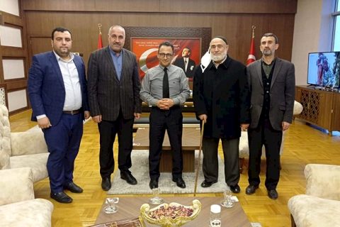 Kaymakam Çağlar’a hayırlı olsun ziyareti