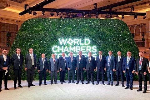 Başkan sari dubai’de düzenlenen 12. Dünya odalar kongresine katildi