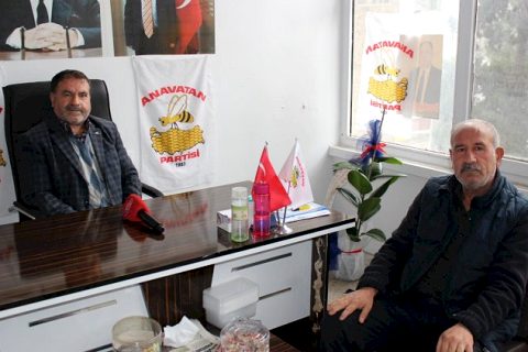 Anap İl Başkan Yardımcısı Akpınar, İlçe Başkanı Tosun’u Ziyaret Etti