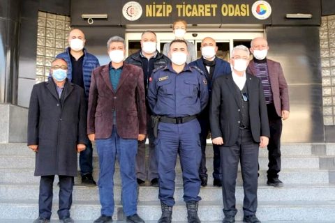 Nizip Jandarma Komutanı Beyazıt Kalıçlı’dan NTO’ya Ziyaret