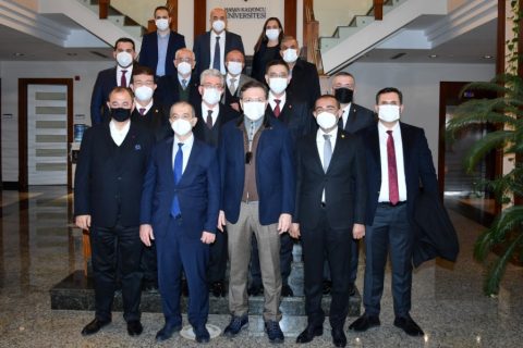 NTO Başkanı Özyurt TOBB Başkanı Hisarcıklıoğlu ile Rektör Dereli'yi Ziyaret Etti