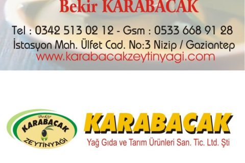BEKİR KARABACAK ZEYTİNYAĞLARI 