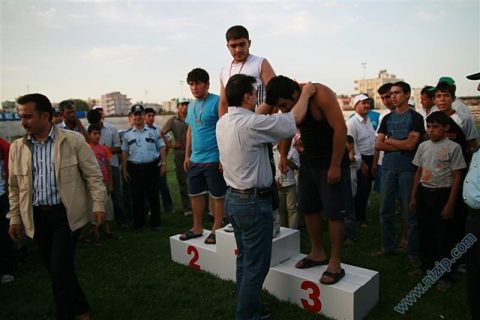 Aba güreşi madalya töreni7 