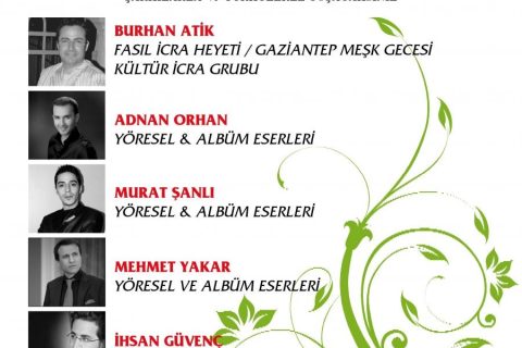GAZİANTEP’Lİ SANATÇILAR  1.GELENEKSEL  BAHAR  ŞENLİĞİ 