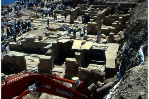 zeugma kazı alanından genel bir görünüş 