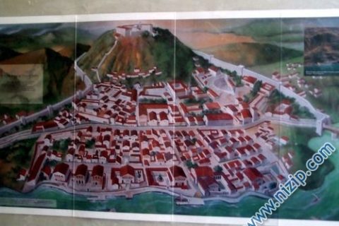 zeugma yerleşimin görüntüsü 