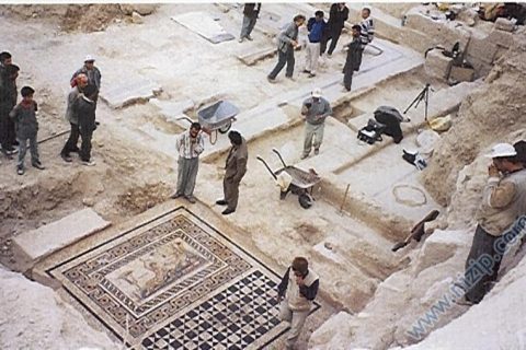 zeugma kazı alanı 
