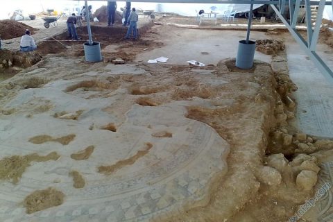 Akevler kazı alanı 