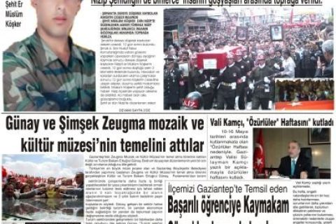 Yeşil Nizip Gazetesi 14 Mayıs 2008 