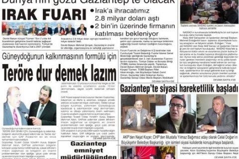 05 Marta 2008 Yeşil Nizip Gazetesi 