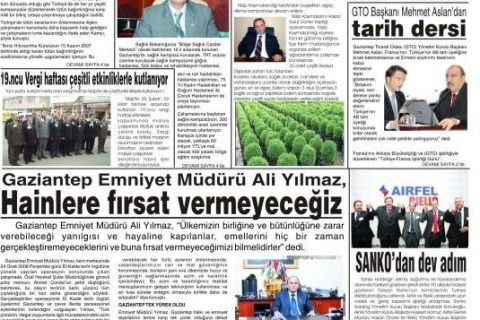 27 şubat 2008 yeşil nizip gazetesi 
