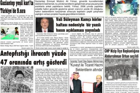 yeşil nizp gazetesi 9 ocak 2008 