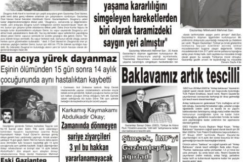 26 aralık 2007 yeşil nizip gazetesi 