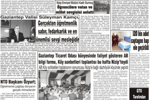 28 kasım  2007 çarşamba yeşil nizip gezetesi 