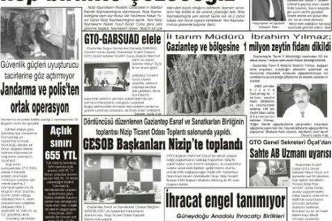 Yeşil Nizip Gazetesi 14 kasım 2007 çarşamba 