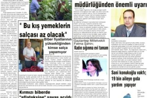 yeşil nizip gazetesi 3 sayfa 