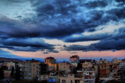 Nizip'te akşam üstü 