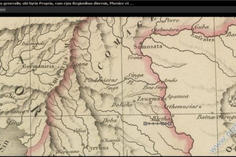 Syriae Mappa generalis; ubi Syria Propria, cum ejus Regionibus diversis, Phenice et &