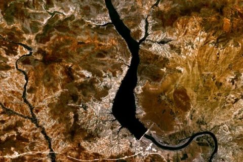 Birecik baraj gölü su alanı 