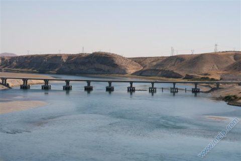 Birecik Baraj Gölü Havzası ve Otoban Köprüsü 