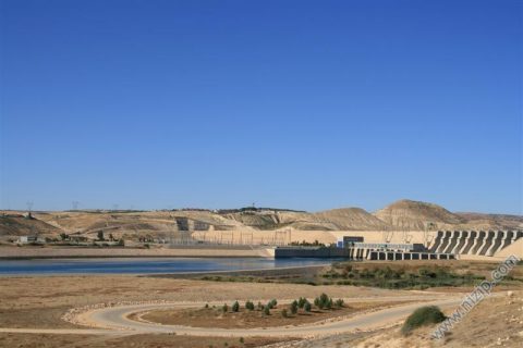 Birecik Baraj Gölü Havzası ve Otoban Köprüsü 